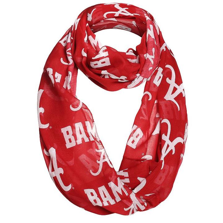 Women's Forever Collectibles Alabama Crimson Tide Logo Infinity Scarf, Multicolor