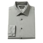 Men's Apt. 9&reg; Premier Flex Extra-slim Fit Flex Collar Dress Shirt, Size: 17 36/37, Med Grey