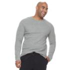 Big & Tall Sonoma Goods For Life&trade; Supersoft Thermal Crewneck Tee, Men's, Size: 2xb, White