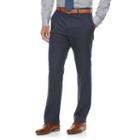 Men's Apt. 9&reg; Extra-slim Fit Stretch Flat-front Suit Pants, Size: 33x32, Blue (navy)