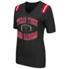 Women's Campus Heritage Texas Tech Red Raiders Distressed Artistic Tee, Size: Small, Oxford