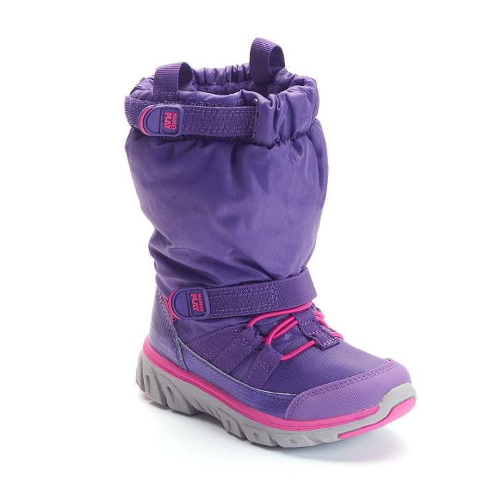Stride Rite Made 2 Play Girls' Water-resistant Sneaker Boots, Girl's, Size: Medium (1), Purple