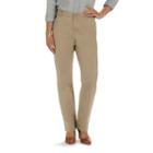 Women's Lee Original All Day Relaxed Fit Pants, Size: 18 Avg/reg, Med Brown
