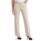 Women's Lee Maxwell Modern Fit Curvy Dress Pants, Size: 6 Short, White Oth