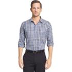 Men's Van Heusen Traveler Stretch Classic-fit No-iron Button-down Shirt, Size: Xxl, Blue (navy)