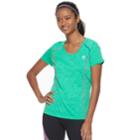 Women's Fila Sport&reg; Space-dyed Short Sleeve Tee, Size: Xs, Green