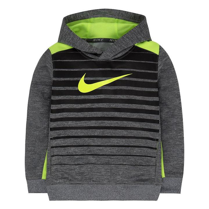 Boys 4-7 Nike Therma Sublimated Hoodie, Size: 4, Light Grey
