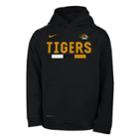 Boys 8-20 Nike Missouri Tigers Therma-fit Hoodie, Size: L 14-16, Black