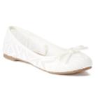 So&reg; Boat Women's Ballet Flats, Size: Medium (9.5), White