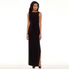 Women's Chaps Sequin Ruched Evening Gown, Size: 16, Black