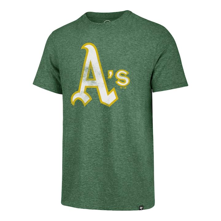 Men's '47 Brand Oakland Athletics Throwback Tee, Size: Xl, Green