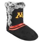 Women's Minnesota Golden Gophers Mid-high Faux-fur Boots, Size: Small, Black