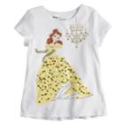 Disney's Belle Girls 4-10 Sequin Graphic Tee By Disney/jumping Beans&reg;, Size: 6x, White