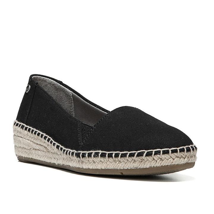 Lifestride Robust Women's Espadrille Wedges, Size: Medium (8), Black