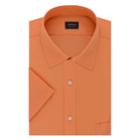 Men's Arrow Slim-fit Poplin Wrinkle-free Dress Shirt, Size: Xl-32/33, Med Orange