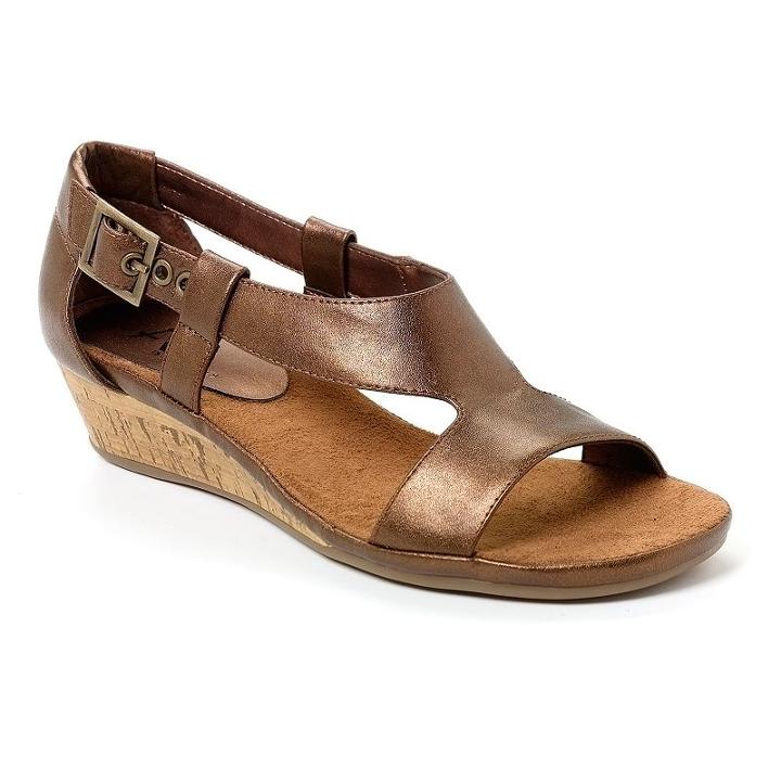 A2 By Aerosoles Crown Chewls Wedge Sandals - Women, Women's, Size: Medium (11), Green