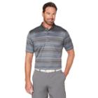 Men's Grand Slam Regular-fit Argyle Jacquard Performance Golf Polo, Size: Large, Grey Other