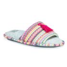 Muk Luks Women's Florence Memory Foam Slide Slippers, Size: Small, Pink
