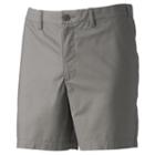 Men's Croft & Barrow&reg; Classic-fit Stretch Flat-front Shorts, Size: 34, Grey