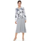 Women's Jessica Howard Floral Jacket & Midi Dress, Size: 16, Med Grey