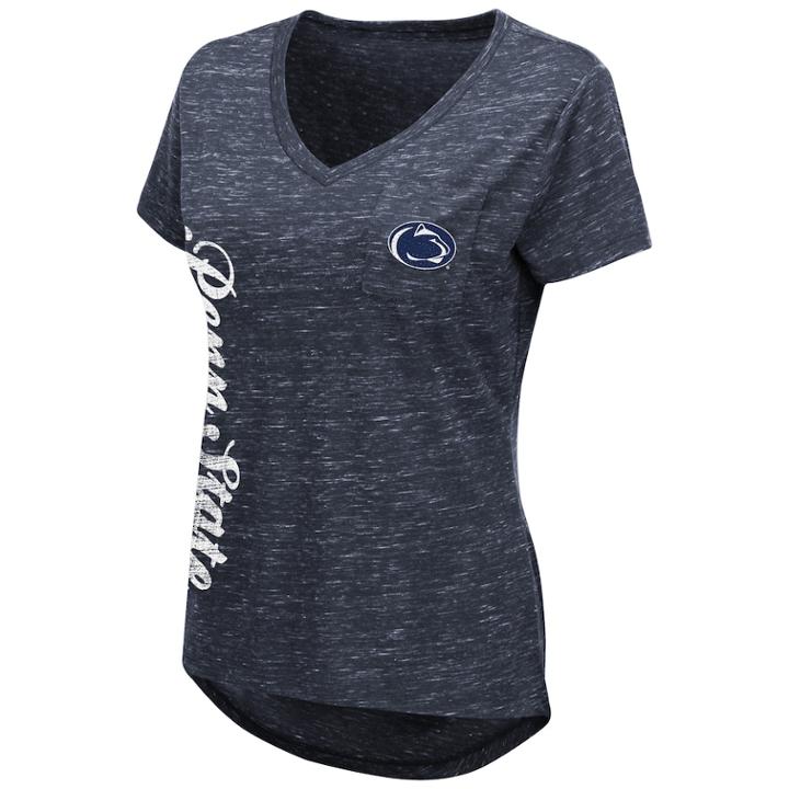 Women's Penn State Nittany Lions Wordmark Tee, Size: Xxl, Blue (navy)