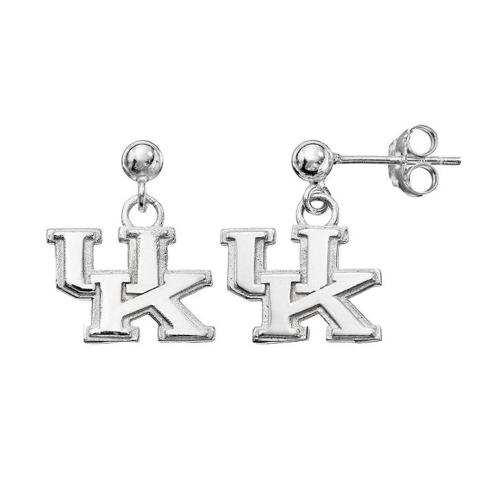 Dayna U Kentucky Wildcats Sterling Silver Drop Earrings, Women's, Grey