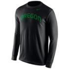 Men's Nike Oregon Ducks Wordmark Tee, Size: Medium, Black