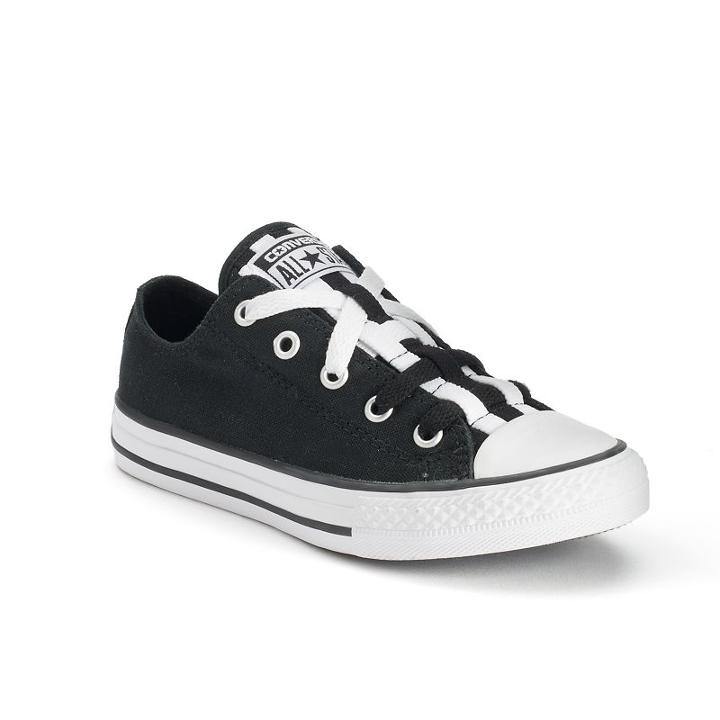 Kid's Converse Chuck Taylor All Star Loopholes Sneakers, Size: 12, Black