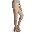 Women's Lee Edy Skimmer Capris, Size: 8 - Regular, Lt Beige