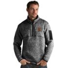 Men's Antigua San Francisco Giants Fortune Pullover, Size: 3xl, Black