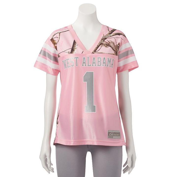 Women's Realtree University Of West Alabama Game Day Jersey, Size: Small, Pink