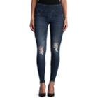 Women's Rock & Republic&reg; Fever Denim Rx&trade; Pull-on Jean Leggings, Size: 8 T/l, Med Blue