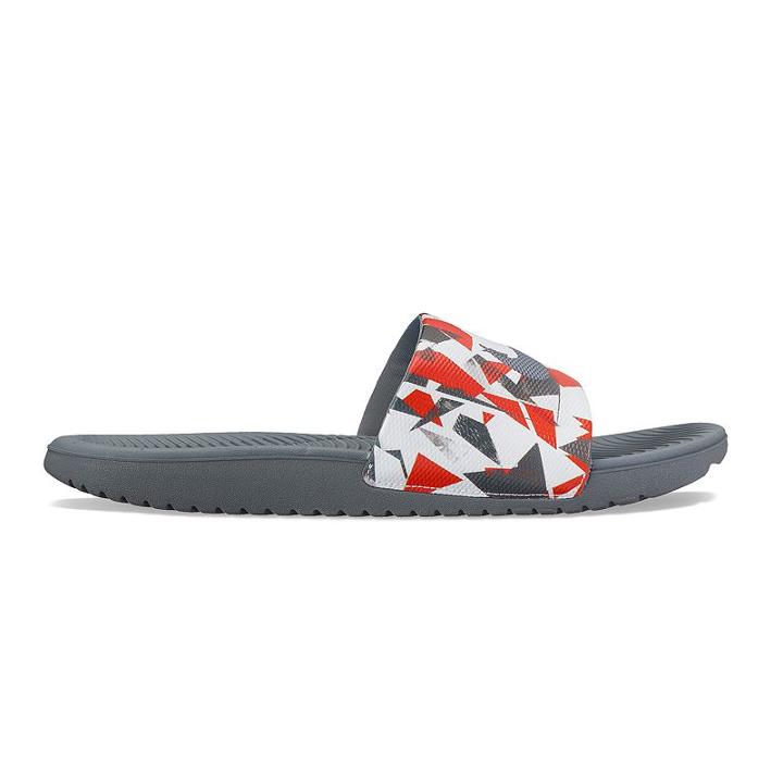 Nike Kawa Print Men's Slide Sandals, Size: 10, Orange