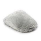 Women's Lc Lauren Conrad Plush Scuff Slippers, Size: Small, Grey