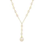 14k Gold Pink Freshwater Cultured Pearl Y Necklace, Women's, Size: 18