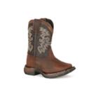 Lil Durango Boys' Full Grain Saddle Western Boots, Boy's, Size: 12, Brown