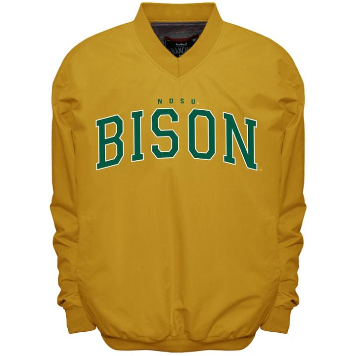 Men's Franchise Club North Dakota State Bison Members Windbreaker Pullover, Size: Large, Yellow