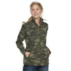 Women's Sonoma Goods For Life&trade; Utility Jacket, Size: Medium, Dark Green