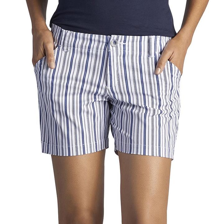 Women's Lee Essential Twill Shorts, Size: 10 Avg/reg, Blue Other