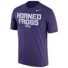 Men's Nike Tcu Horned Frogs Authentic Legend Tee, Size: Large, Purple