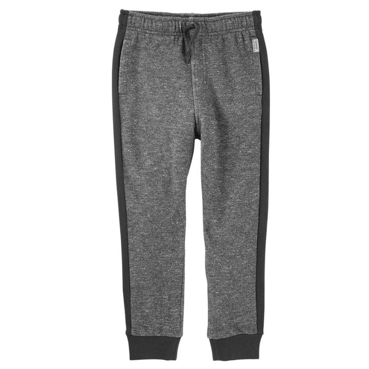 Boys 4-12 Oshkosh B'gosh&reg; Marled Stripe Pants, Size: 5, Grey