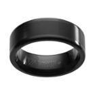 Axl By Triton Black Ion-plated Tungsten Carbide Wedding Band - Men, Size: 10