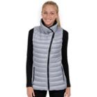 Women's Champion Asymmetrical Puffer Vest, Size: Xl, Grey