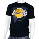 Men's Zipway Los Angeles Lakers Free Throw Tee, Size: Medium, Black