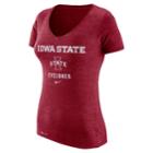 Women's Nike Iowa State Cyclones Franchise Tee, Size: Xxl, Red