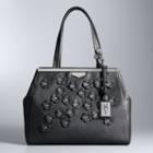 Simply Vera Vera Wang Baymar Floral Tote, Women's, Grey