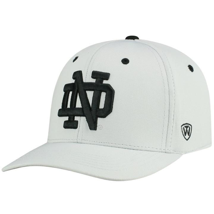 Adult Top Of The World Notre Dame Fighting Irish High Power Cap, Men's, Light Grey