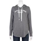Juniors' Plus Size Grayson Threads Good Vibes Only Hoodie, Teens, Size: 1xl, Grey (charcoal)