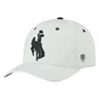 Adult Top Of The World Wyoming Cowboys High Power Cap, Men's, Light Grey