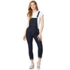 Juniors' Wallflower Mid-rise Skinny Denim Overalls, Teens, Size: Large, Blue (navy)